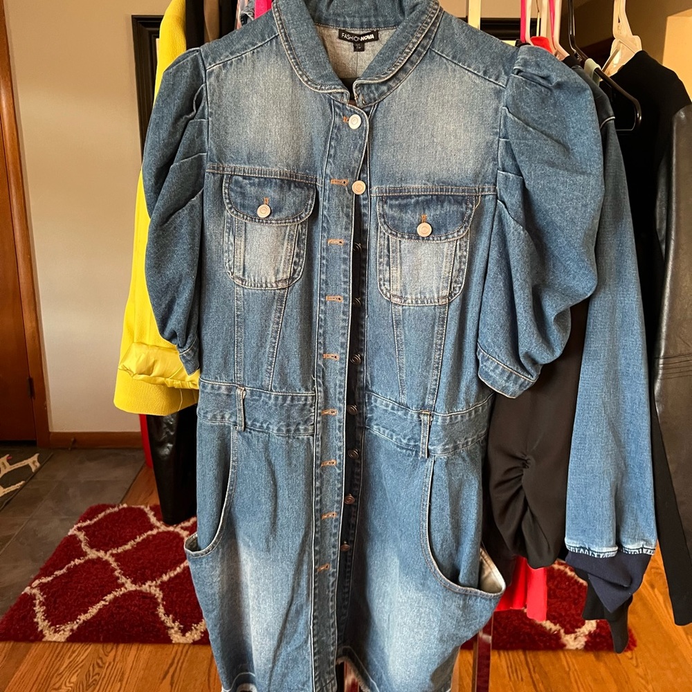 Blue jean dress